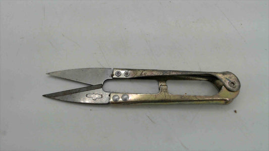 Vintage Folding Pocket Scissors - Decorative Metal Travel Scissors 4.25"