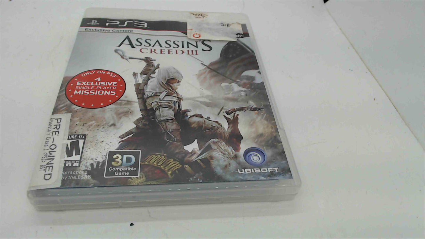 Assassin's Creed III – PlayStation 3 (PS3) Exclusive Edition with 4 Bonus Missions & Passport Card