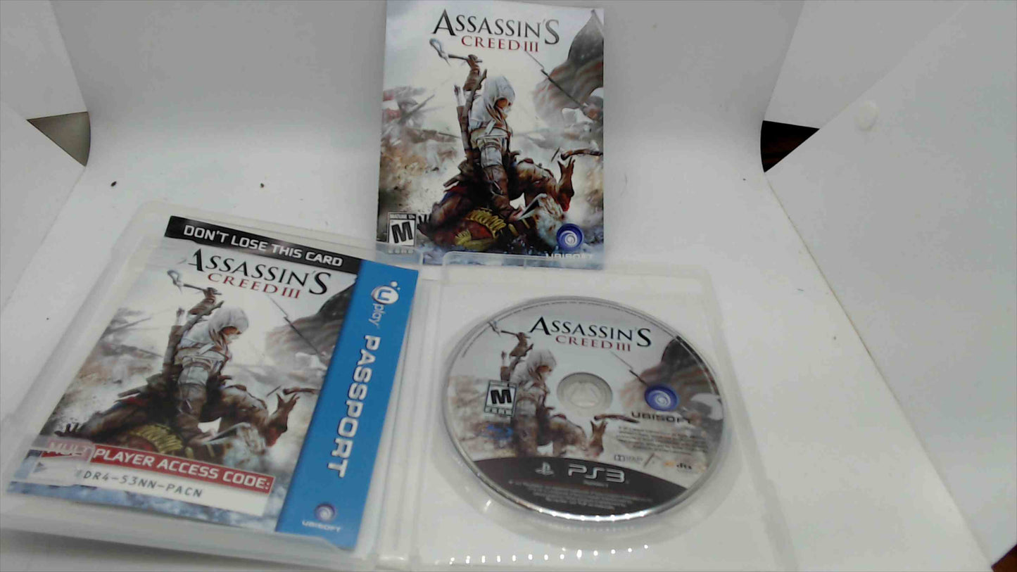 Assassin's Creed III – PlayStation 3 (PS3) Exclusive Edition with 4 Bonus Missions & Passport Card