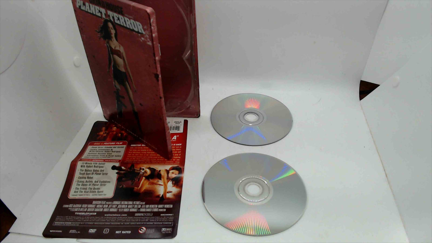 Grindhouse: Planet Terror – Robert Rodriguez, Limited Edition Metal Steelbook, 2-Disc DVD Set, Not Rated