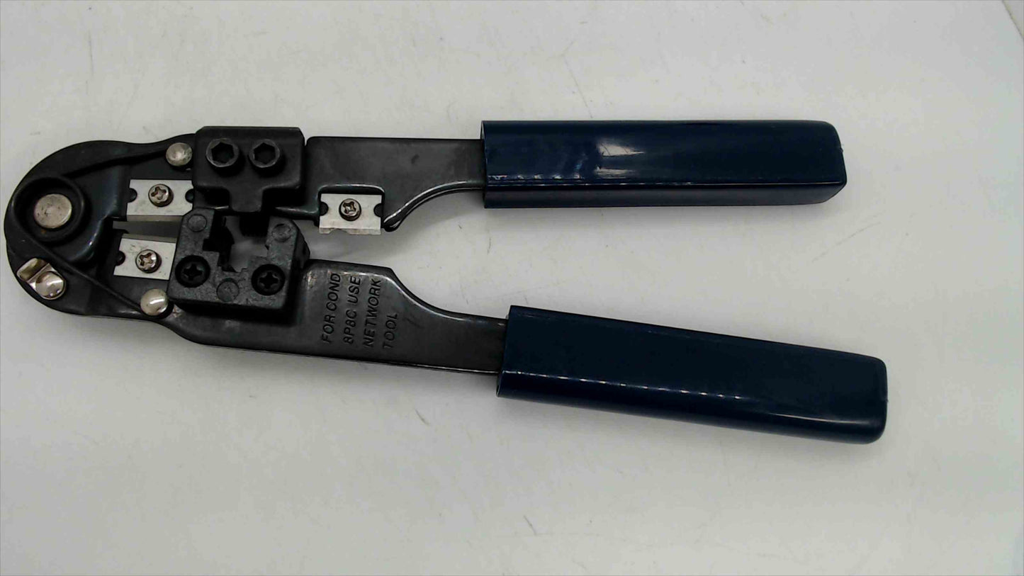 RJ45 8P8C Network Cable Crimping Tool – Ratchet Crimp Pliers, Wire Cutter, Ethernet Cat5 Cat6 Tool