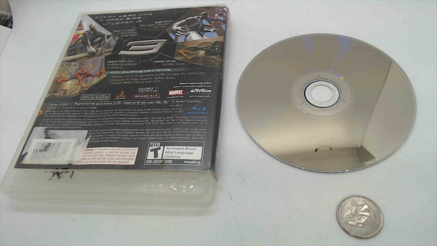 Spider-Man 3 – PlayStation 3 (PS3) – Activision / Marvel – Disc + Case