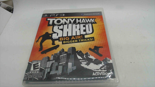 Tony Hawk: Shred – PlayStation 3 (PS3) – Activision – Disc, Case & Manual – Rated E