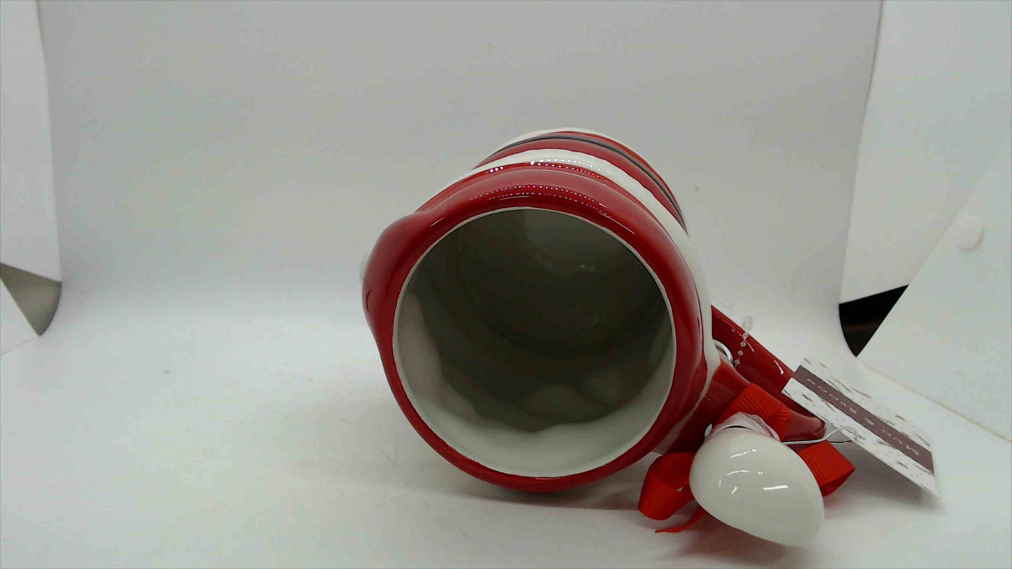 Santa Claus Ceramic Mug & Spoon Gift Set – 22 oz Christmas Mug