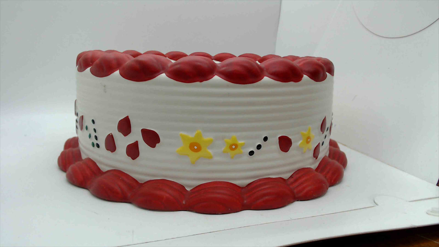 Edible Arrangements Hand-Painted Ceramic Cake Bowl – Novelty Serving Bowl