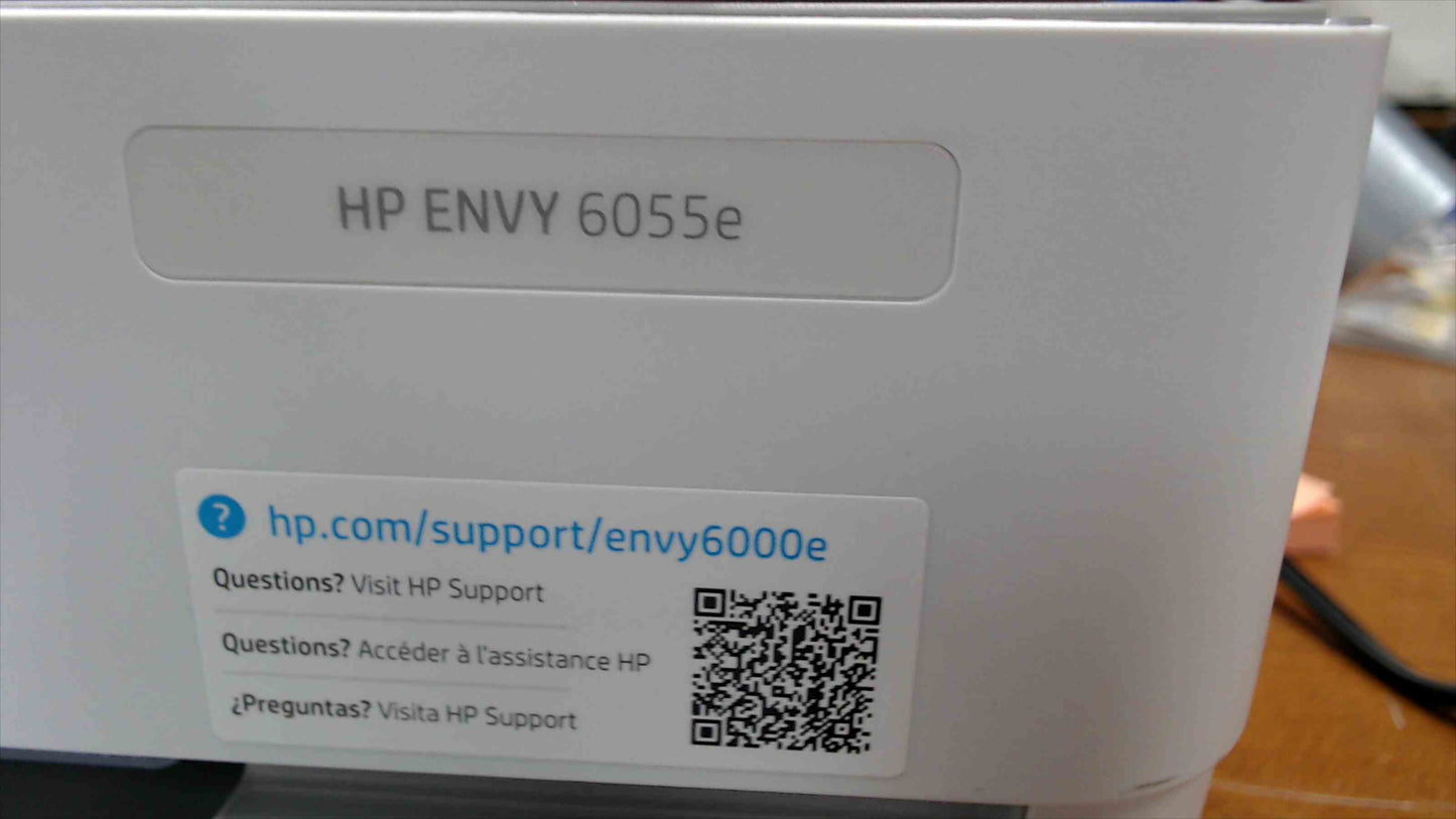 HP ENVY 6055e All-in-One Printer Bundle – Ink, Photo Paper & USB Cable Included