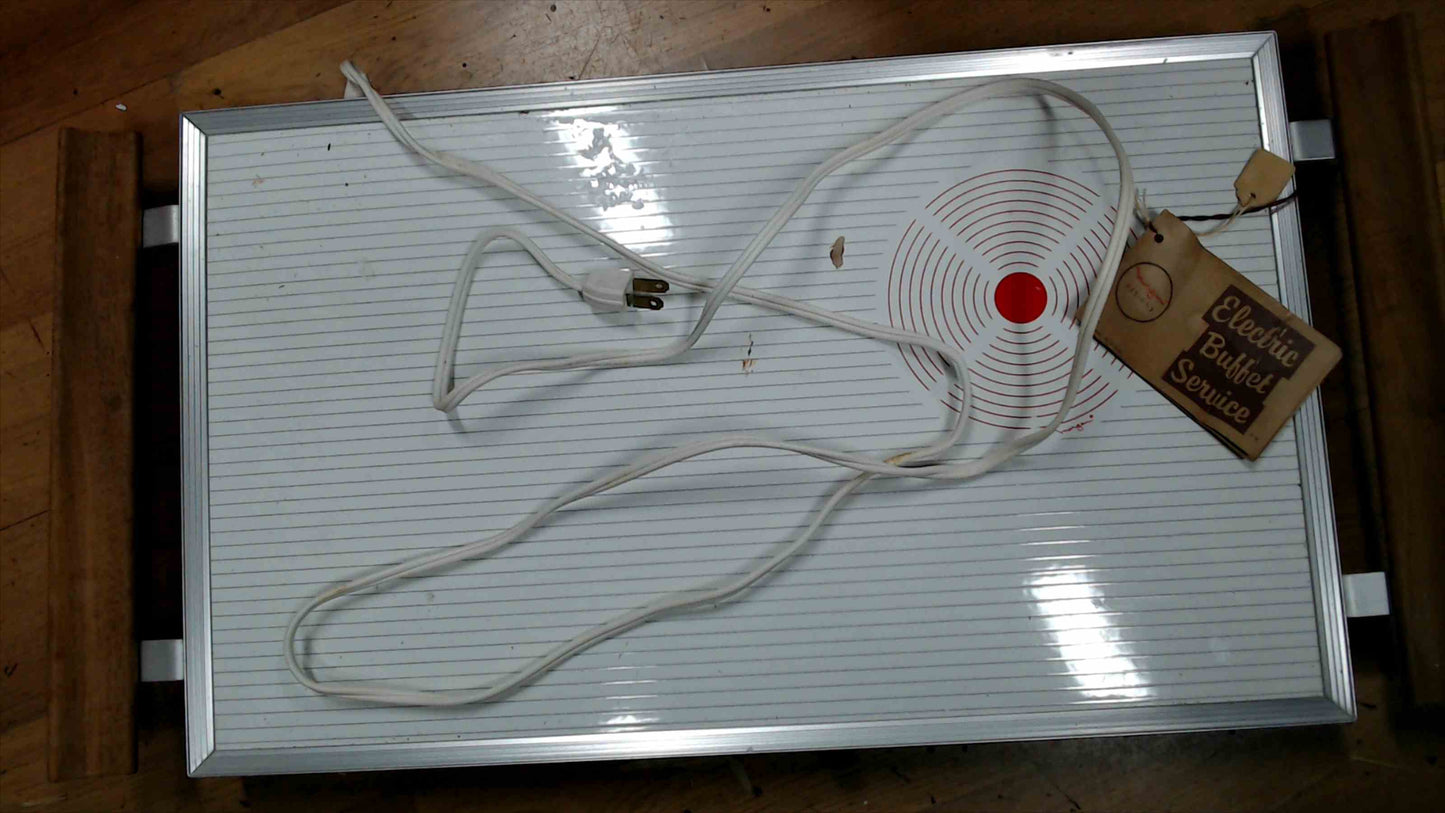 Vintage Morgan Designs Electric Buffet Service Warming Tray – Model 233 – Tested & Working
