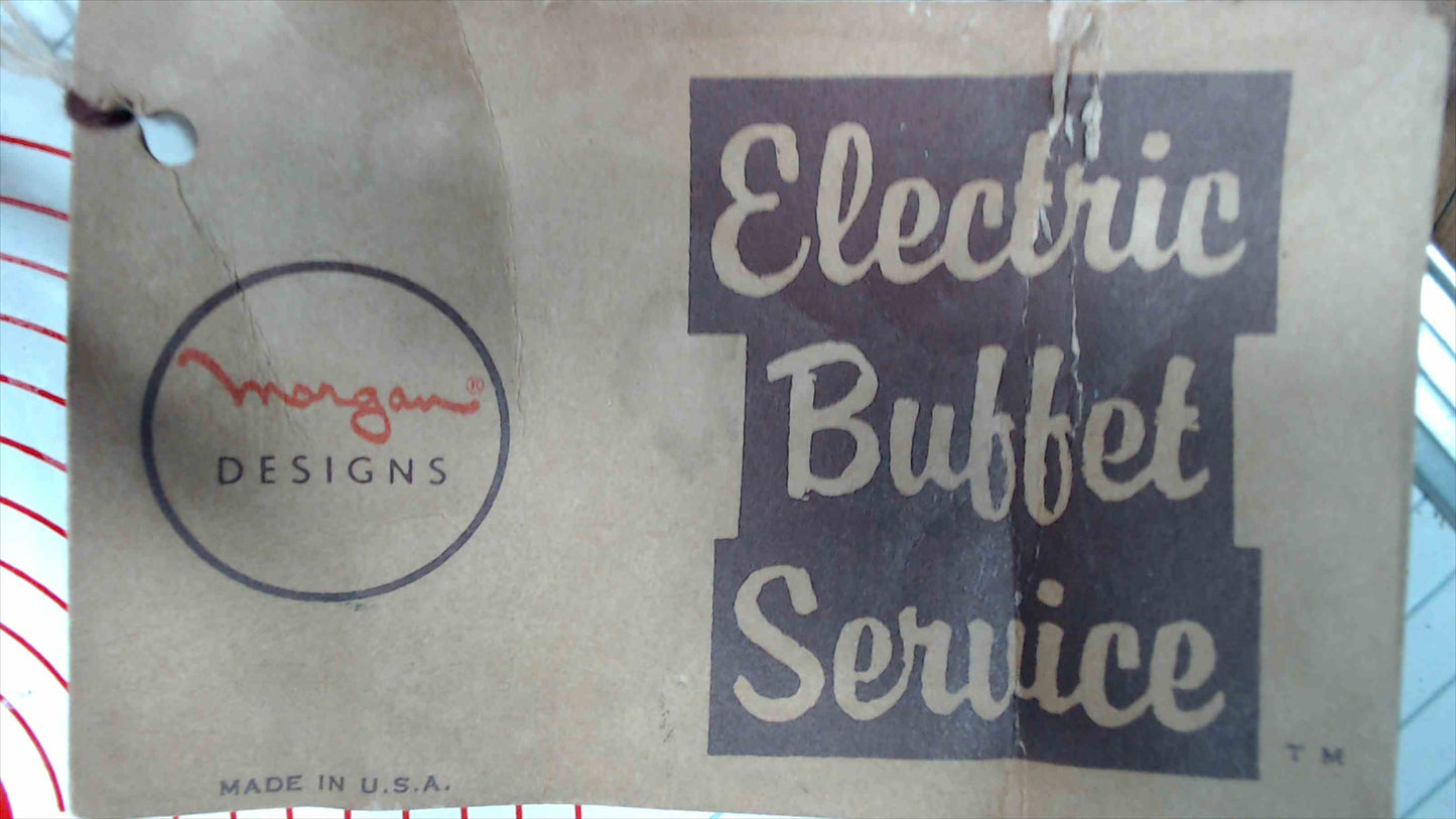 Vintage Morgan Designs Electric Buffet Service Warming Tray – Model 233 – Tested & Working