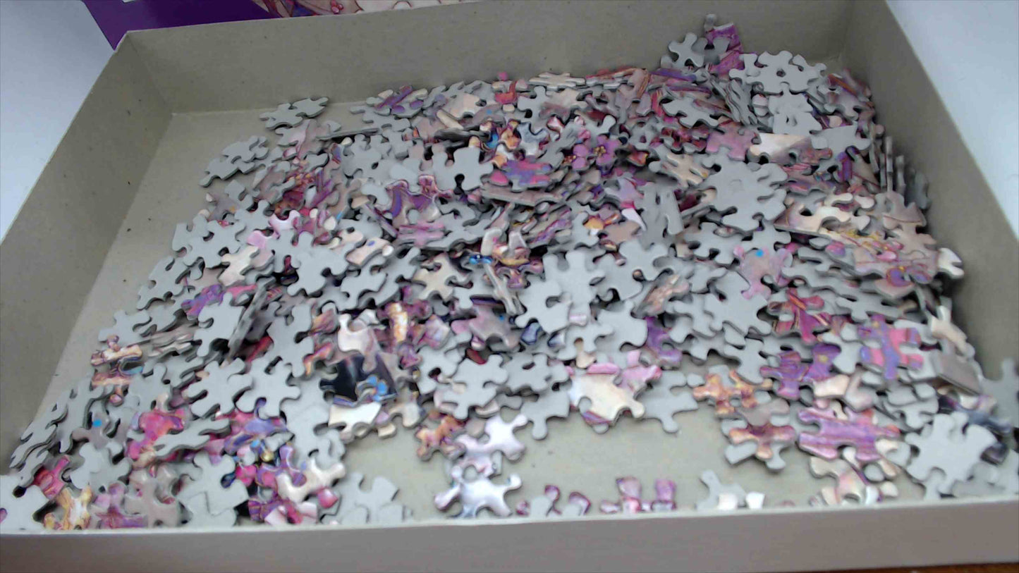 MasterPieces "Transcending the Tempest" 500-Piece Round Jigsaw Puzzle – 19.5" – Asian Fantasy Dragon Art – Item #40008