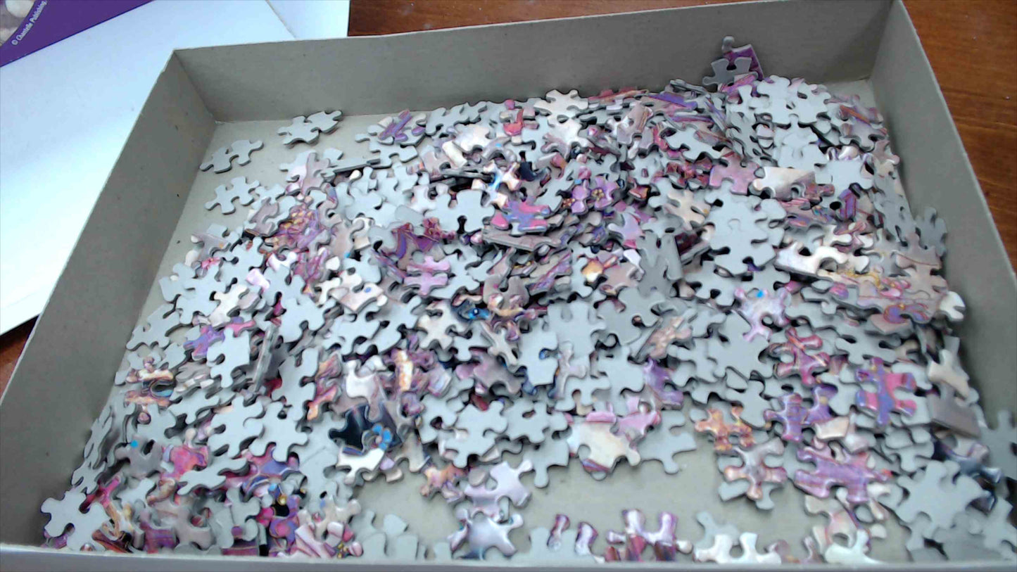 MasterPieces "Transcending the Tempest" 500-Piece Round Jigsaw Puzzle – 19.5" – Asian Fantasy Dragon Art – Item #40008