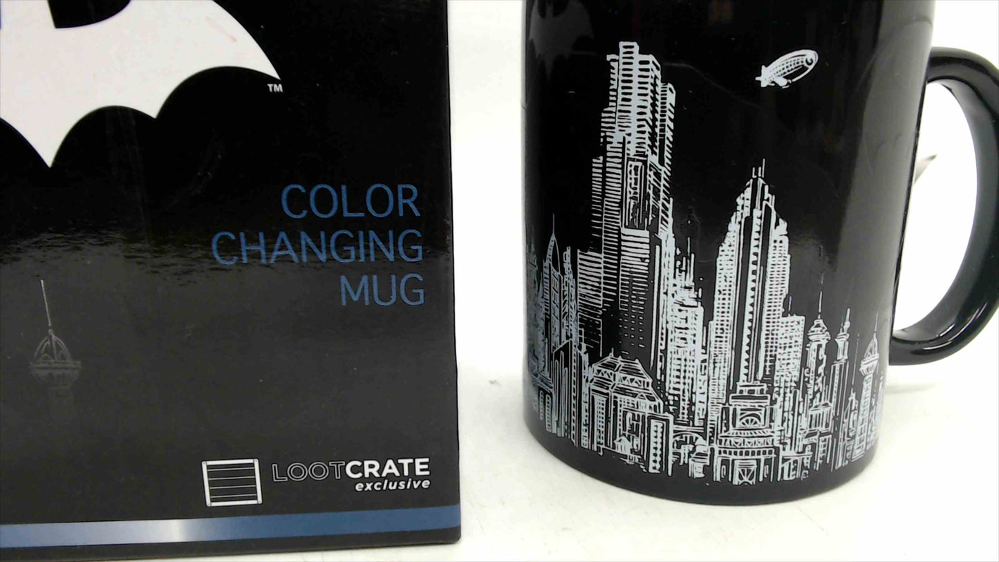 DC Batman Gotham City Color Changing Mug Loot Crate Exclusive with Original Box by Zak!