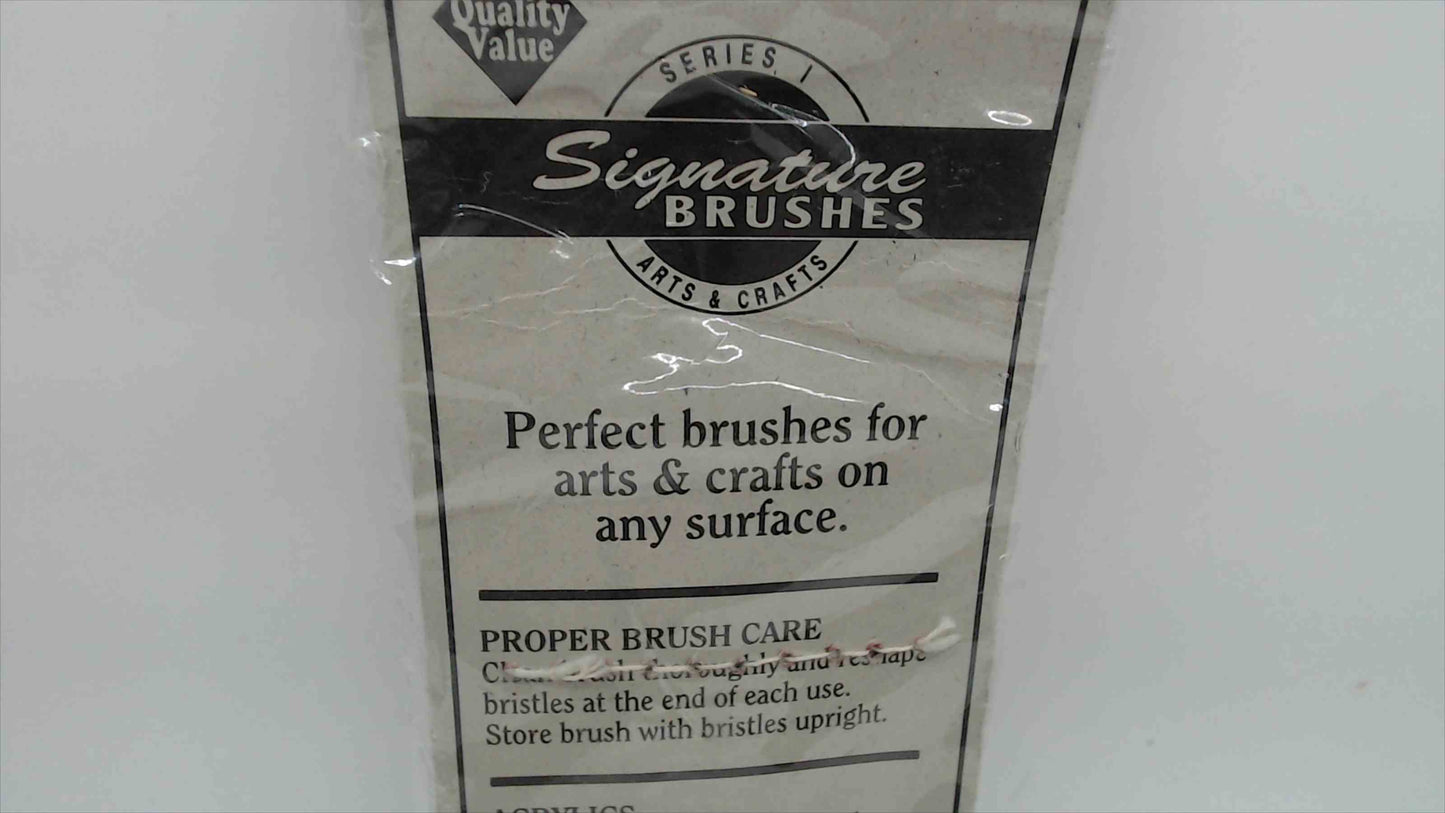 Nicole Signature Brushes Series 1 Utility Brush Set — Arts & Crafts, 5-Piece (Made in China)