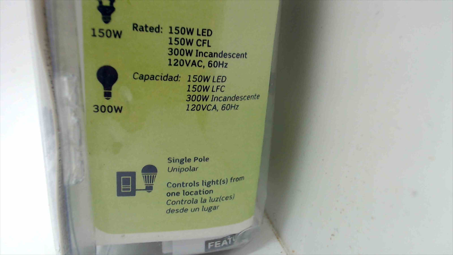 Leviton TBL03 Universal Table Top Dimmer – Black, Single Pole
