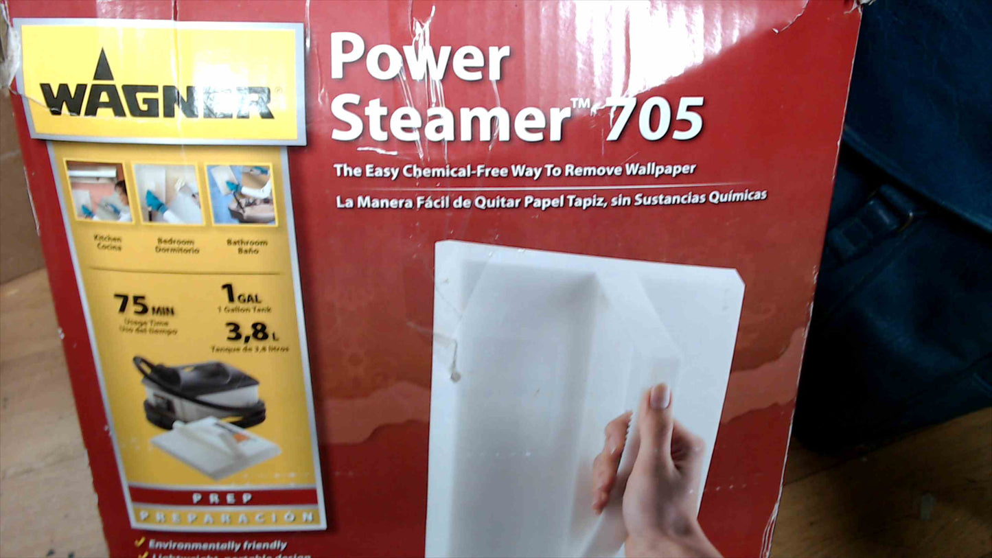 Wagner Power Steamer 705 – Wallpaper Remover, Used, Complete with Hose & Manual