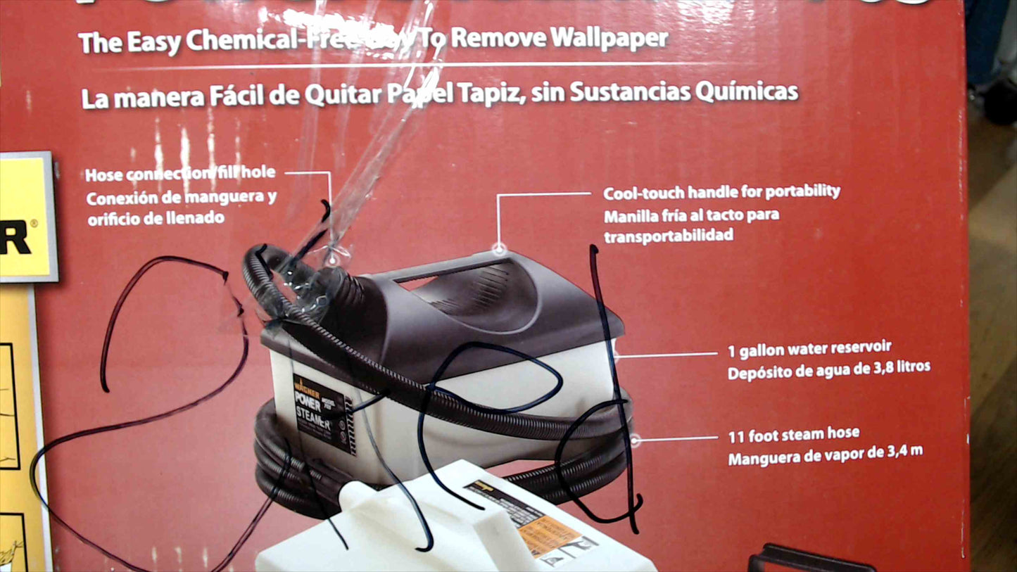 Wagner Power Steamer 705 – Wallpaper Remover, Used, Complete with Hose & Manual