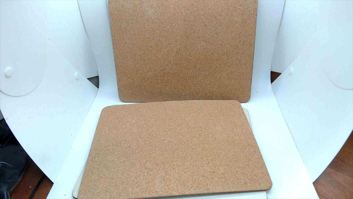 John Hinde "Wild Irish Flowers" Cork-Backed Placemats — Set of 6, Original Box, Made in Ireland