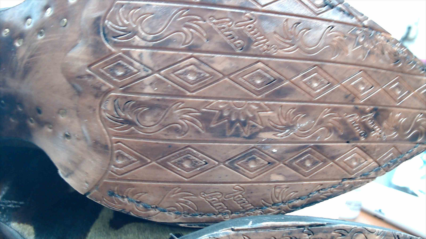 Tony Lama VF6045 Women's Camo Hair-On Short Western Boots – Size 10B – New with Tags