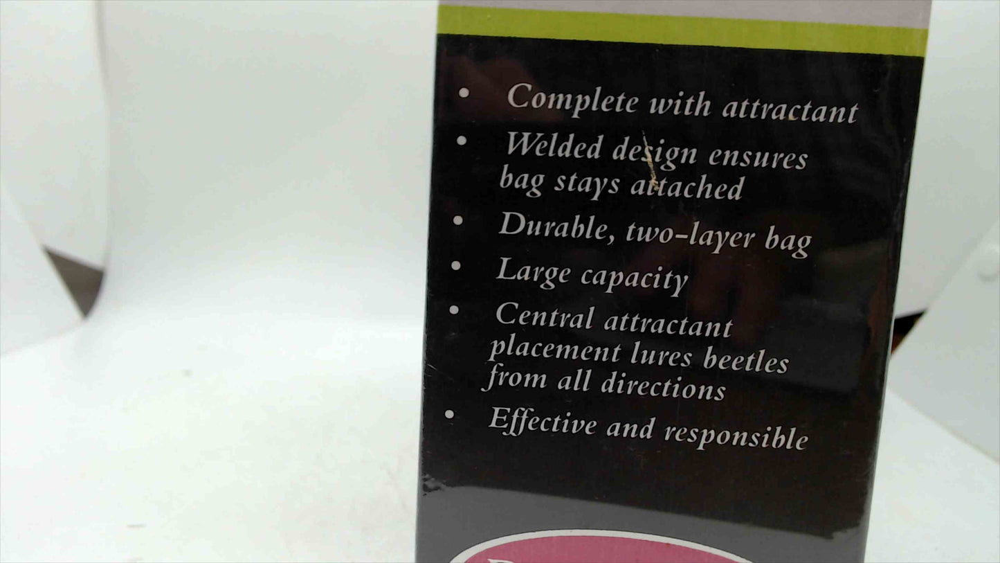 RESCUE! Japanese Beetle Trap – 3-Pack, Disposable, Large Capacity with Attractant