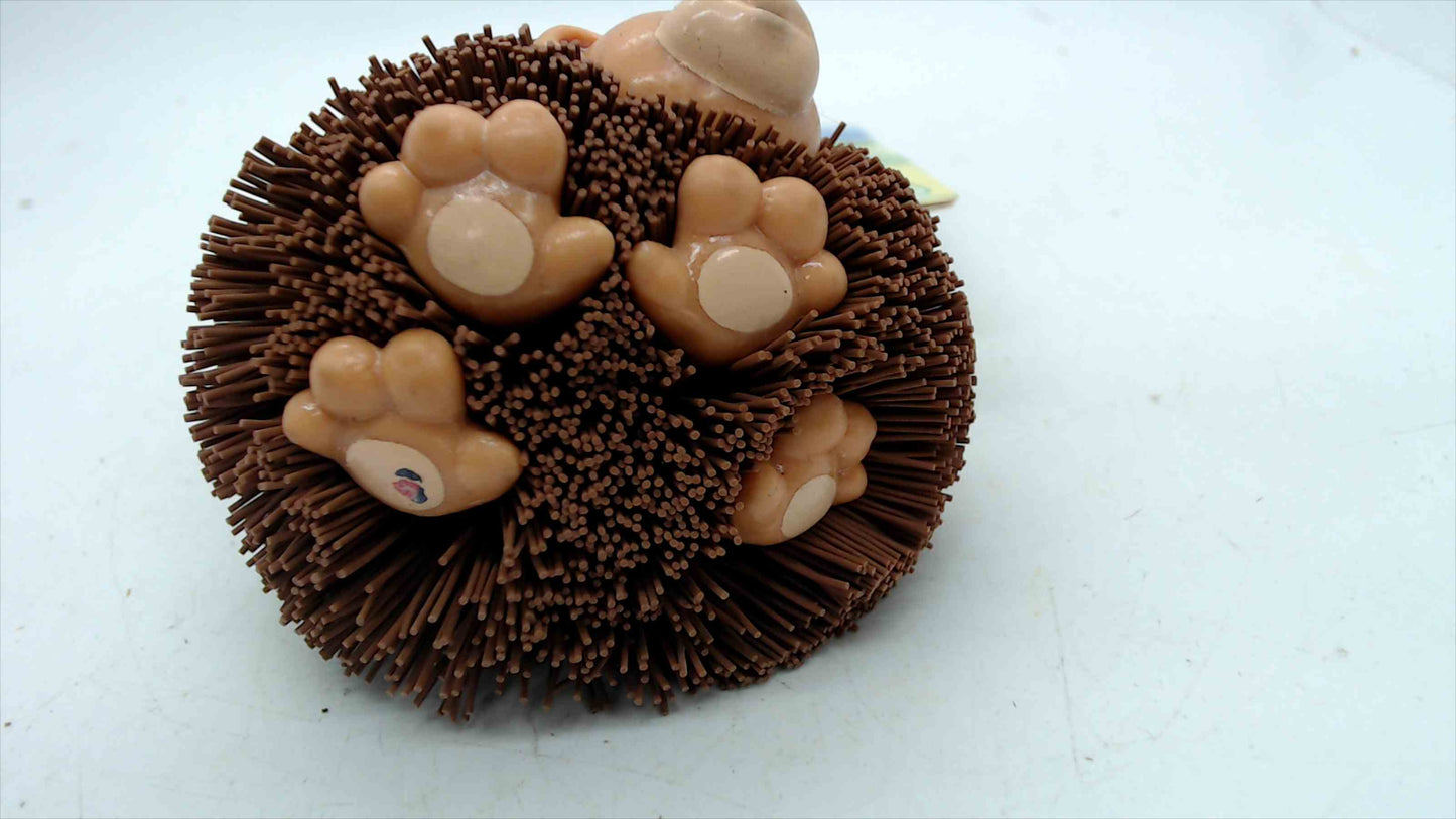 Vintage 1993 Koosh Critters Bear Cub – OddzOn – Original Card – 90s Toy Collectible