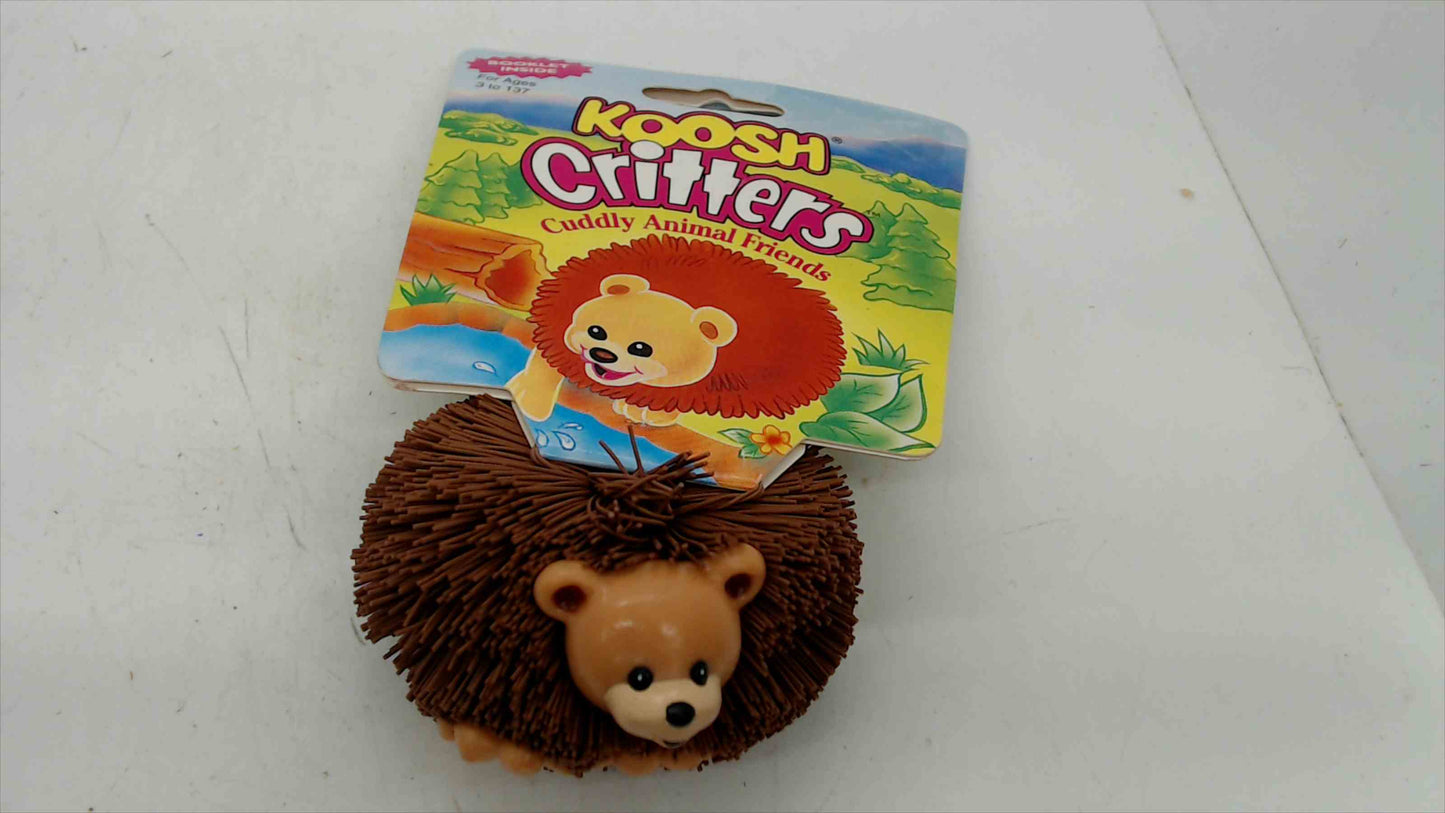 Vintage 1993 Koosh Critters Bear Cub – OddzOn – Original Card – 90s Toy Collectible