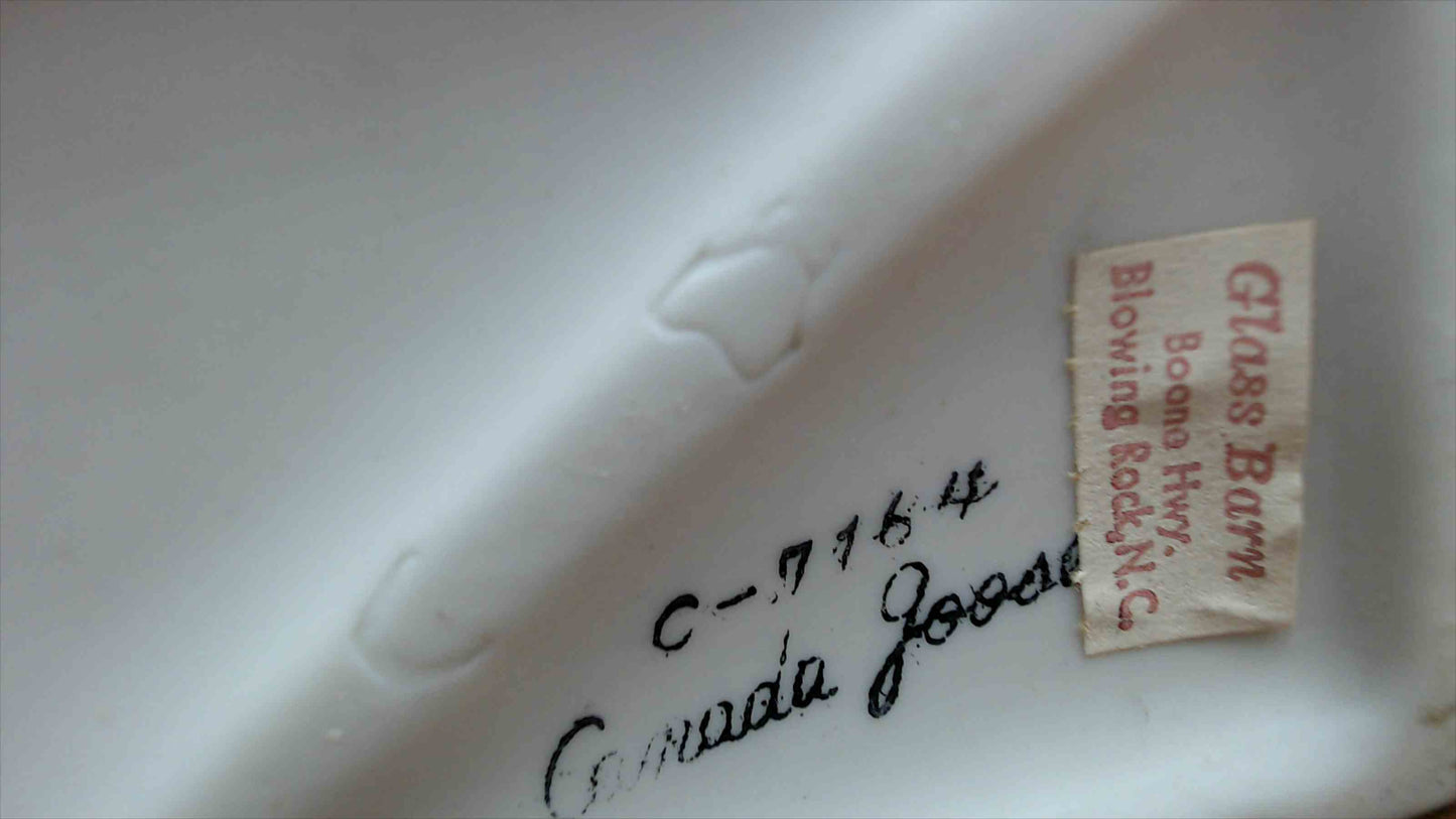 Vintage Canada Goose Figurine – Hand-Painted Porcelain – Glass Barn Blowing Rock NC – 4.25"