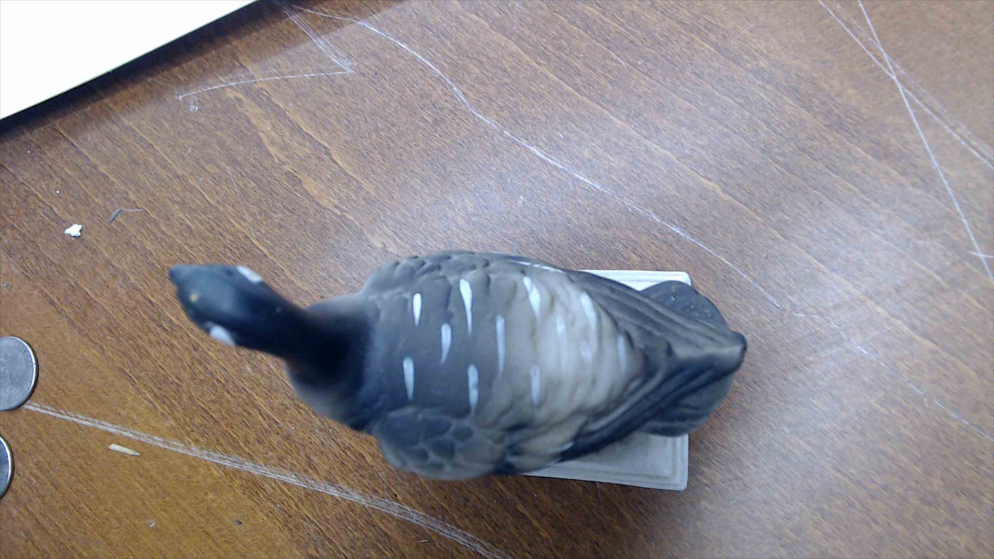 Vintage Canada Goose Figurine – Hand-Painted Porcelain – Glass Barn Blowing Rock NC – 4.25"