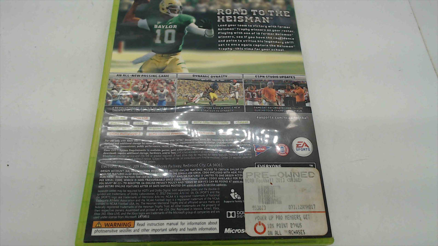NCAA Football 13 – Xbox 360 (Used)