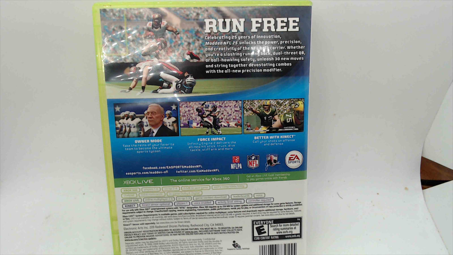 Madden NFL 25 – Xbox 360 (Used)
