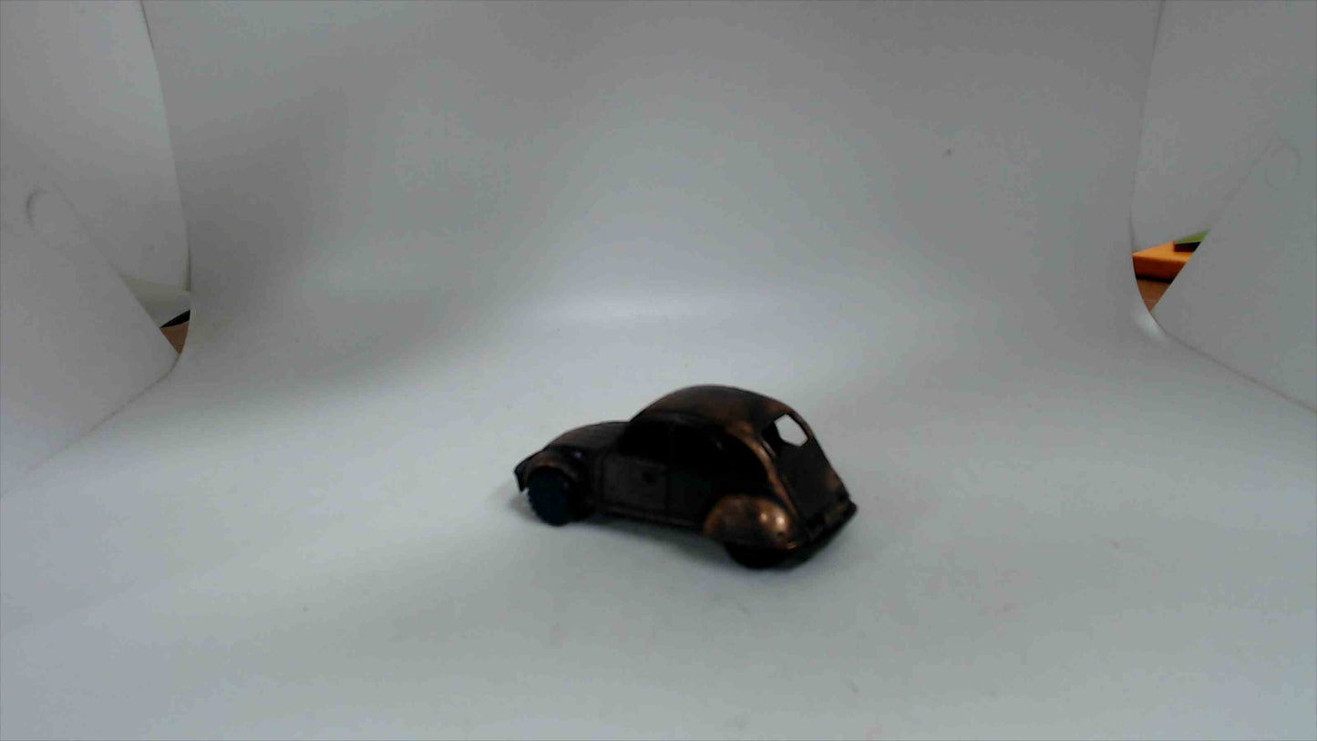 Lot of 10 Miniature Bronze Tone Mini Vehicle Pencil Sharpeners Cars Trucks Buggy Trains