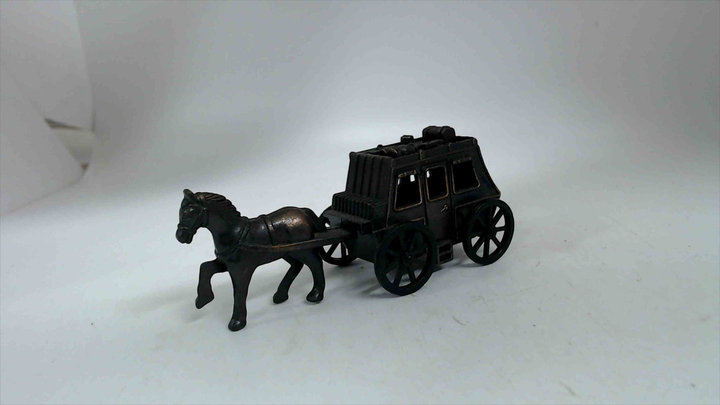 Lot of 10 Miniature Bronze Tone Mini Vehicle Pencil Sharpeners Cars Trucks Buggy Trains