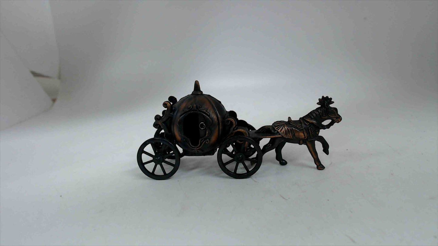 Lot of 10 Miniature Bronze Tone Mini Vehicle Pencil Sharpeners Cars Trucks Buggy Trains