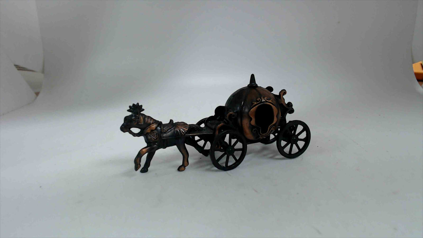 Lot of 10 Miniature Bronze Tone Mini Vehicle Pencil Sharpeners Cars Trucks Buggy Trains