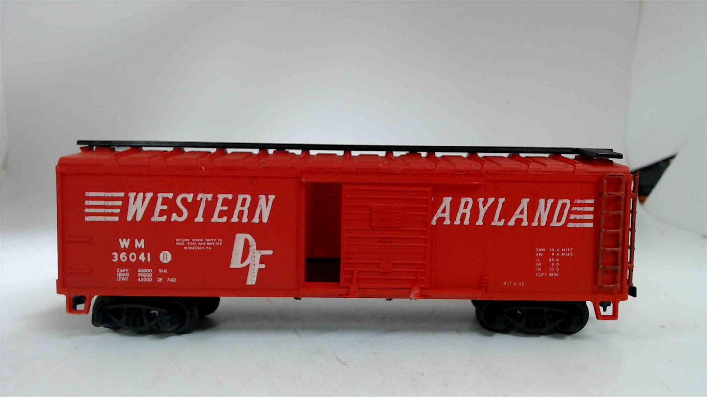 AHM Western Maryland HO Scale Model Railroad Train Box Car Freight