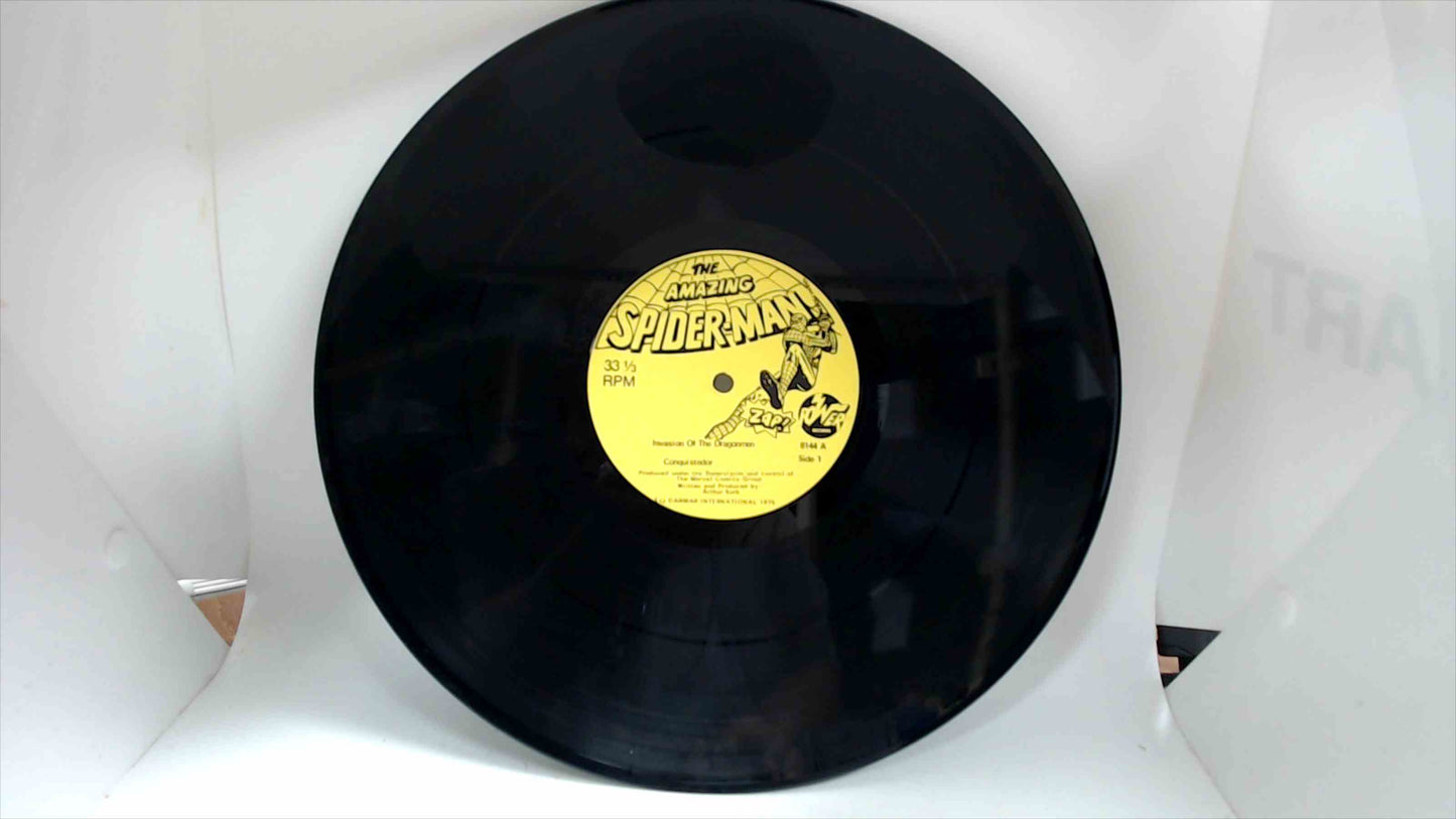 POWER RECORDS The Amazing Spider-Man The Invasion of the Dragon-Men Vol. II Vinyl 1974
