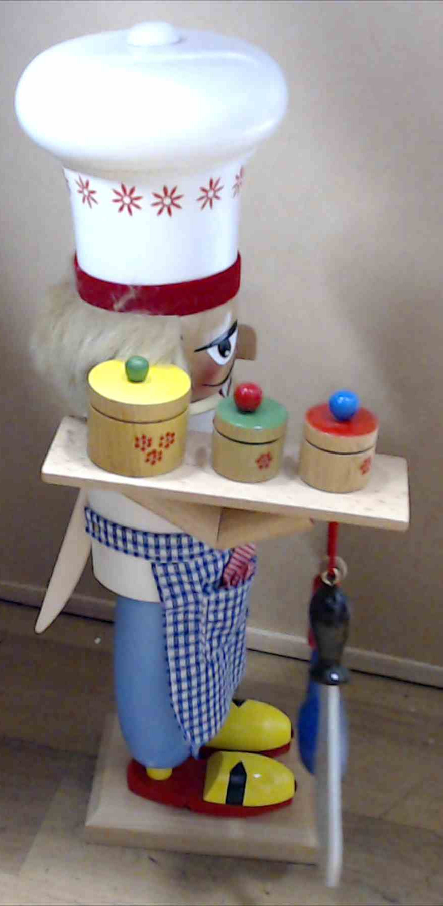 Steinback Volkskunst Germany Big Chef Nutcracker — Hand-Carved Wooden Figure