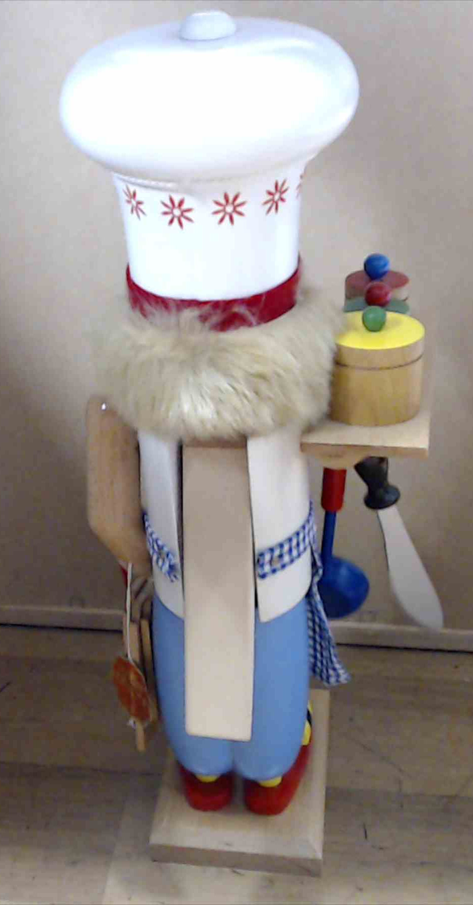 Steinback Volkskunst Germany Big Chef Nutcracker — Hand-Carved Wooden Figure