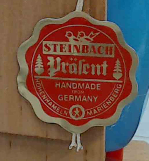 Steinback Volkskunst Germany Big Chef Nutcracker — Hand-Carved Wooden Figure