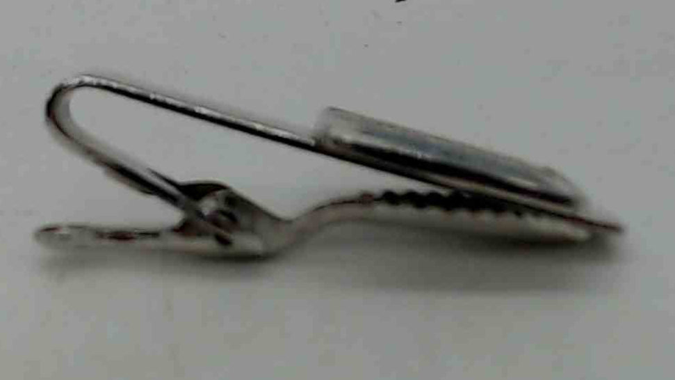 Vintage GE General Electric Tie Clip Pin THE BIG LOOK D-C Volts Amperes Panel Meter