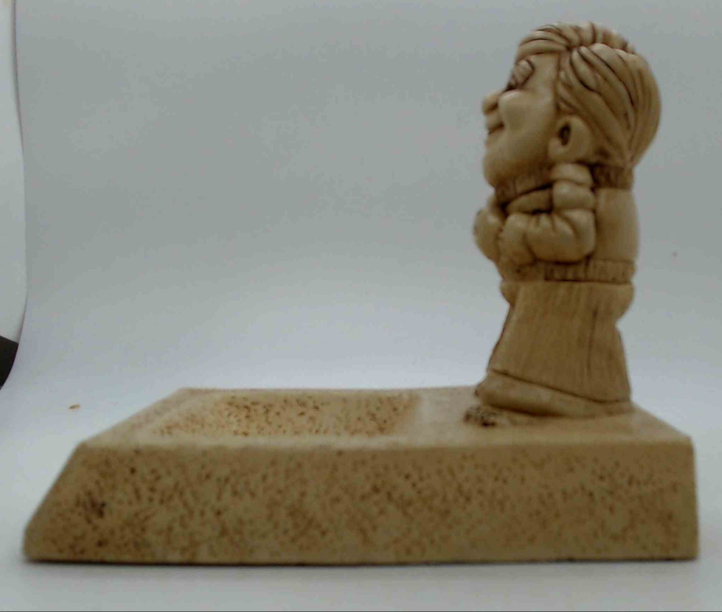 My Dad Mr. Wonderful Figurine & Coin Tray Dish 1973 Paula AW-45 Made in USA