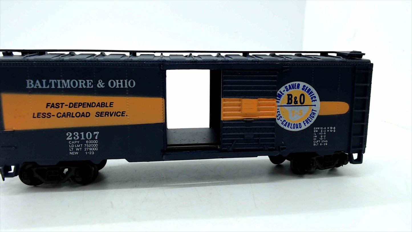 B & O Baltimore & Ohio Time Saver Service 40' Box Car HO SCALE