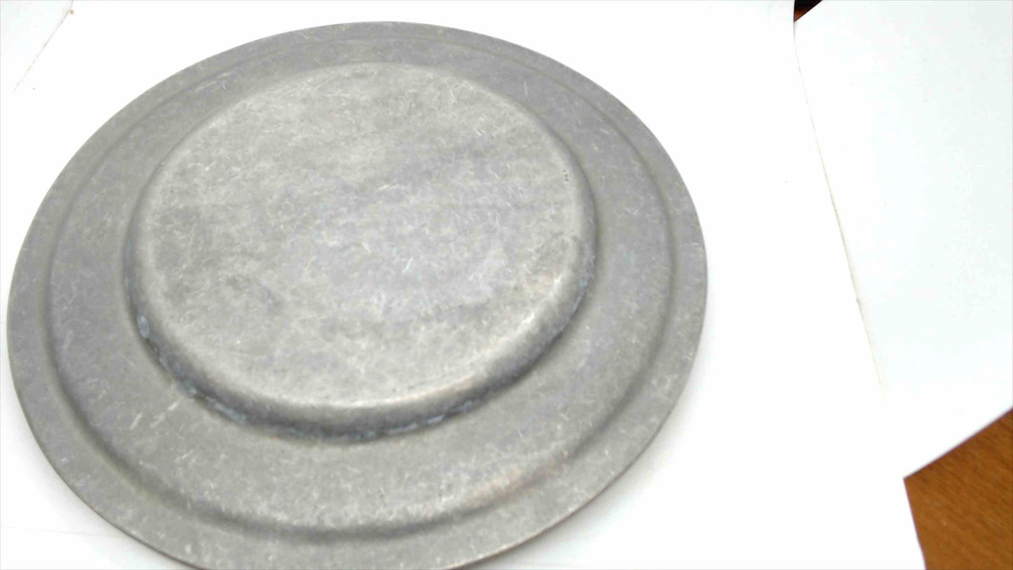 Lot of 3 Vintage Wilton Pewter 11" Dinner Plates RWP Columbia, PA USA