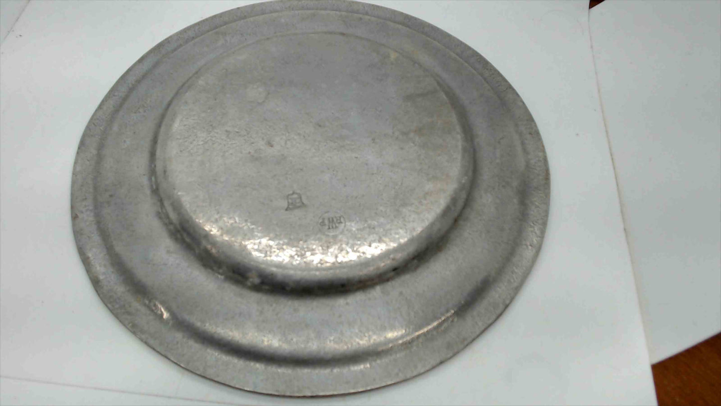 Lot of 3 Vintage Wilton Pewter 11" Dinner Plates RWP Columbia, PA USA