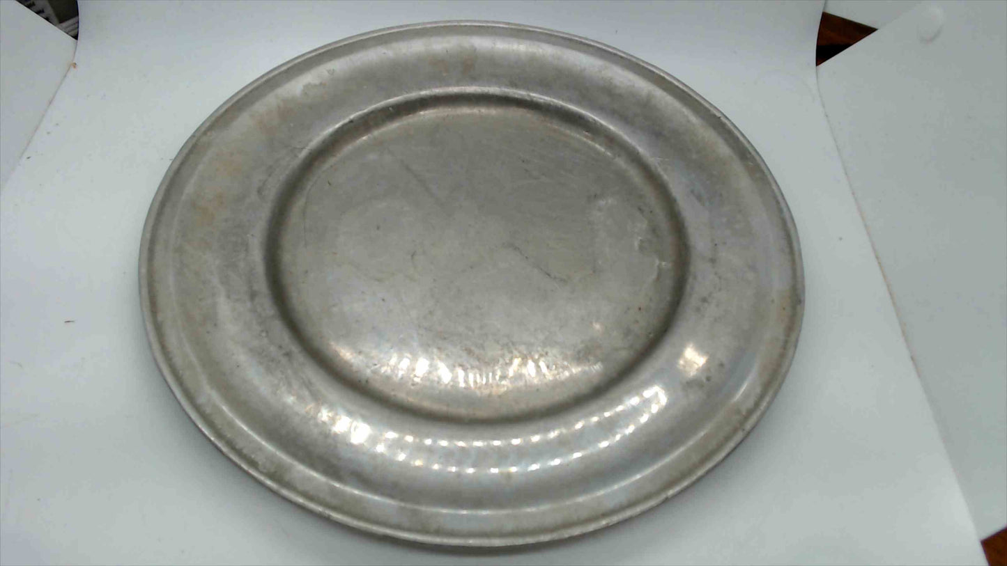 Lot of 3 Vintage Wilton Pewter 11" Dinner Plates RWP Columbia, PA USA