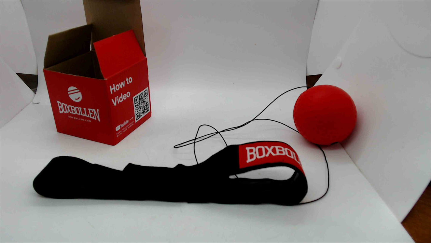 Boxbollen Red Ball with a Head Strap Original MMA Boxing Gear