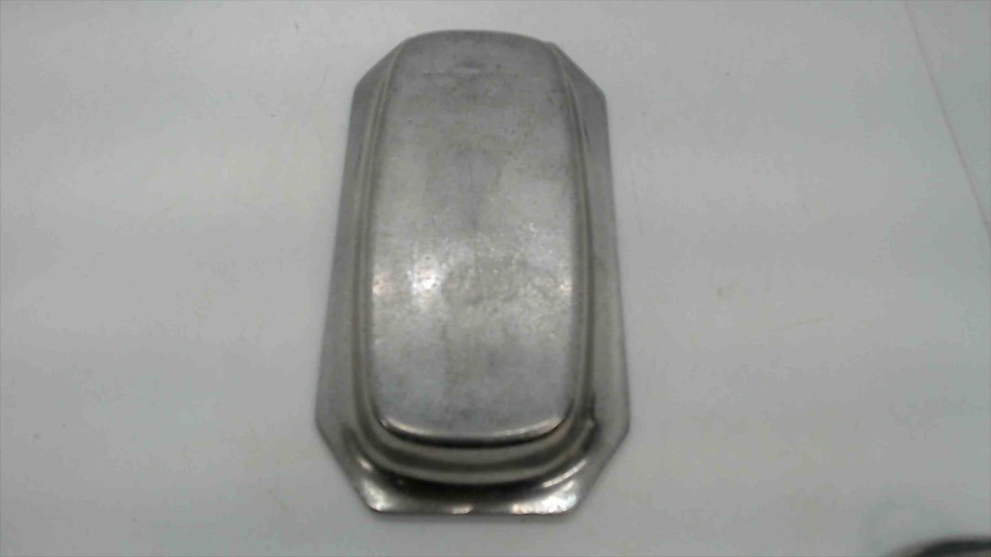 Wilton Armetale Pewter Butter Dish with Cover Octagon Shape Made in USA