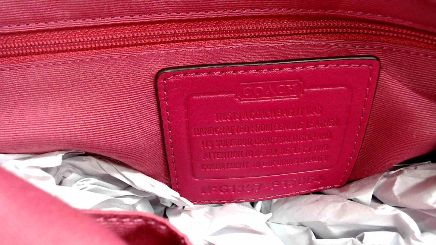 Coach Leather Shoulder Bag – Fuchsia Pink – NWT (Style No G1357-F15064)