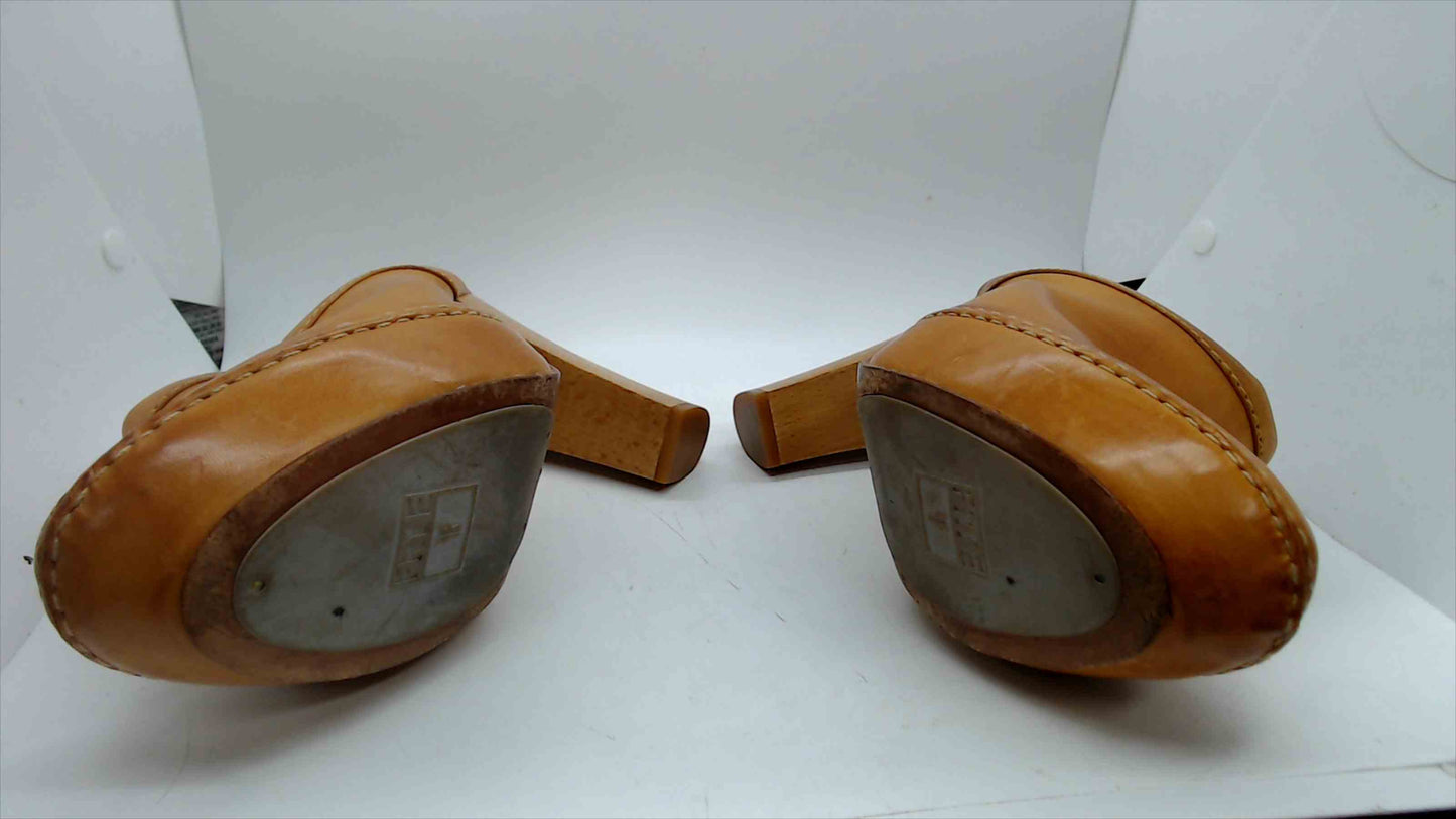 The FRYE Co. Natasha Clog 73181 Brown Leather Size 10 M