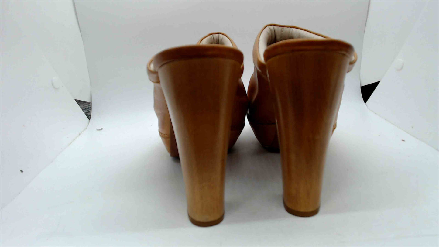 The FRYE Co. Natasha Clog 73181 Brown Leather Size 10 M