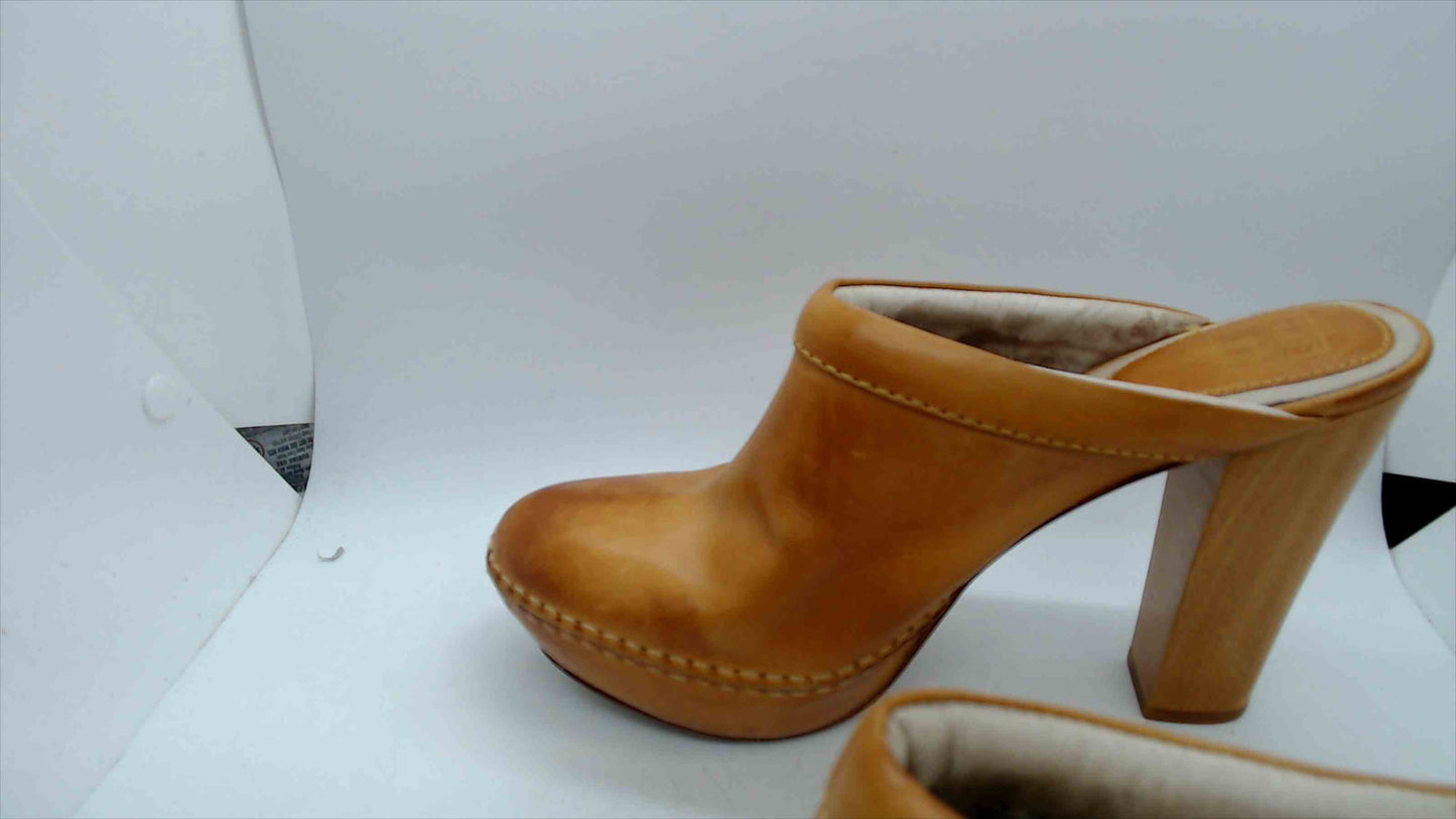 The FRYE Co. Natasha Clog 73181 Brown Leather Size 10 M