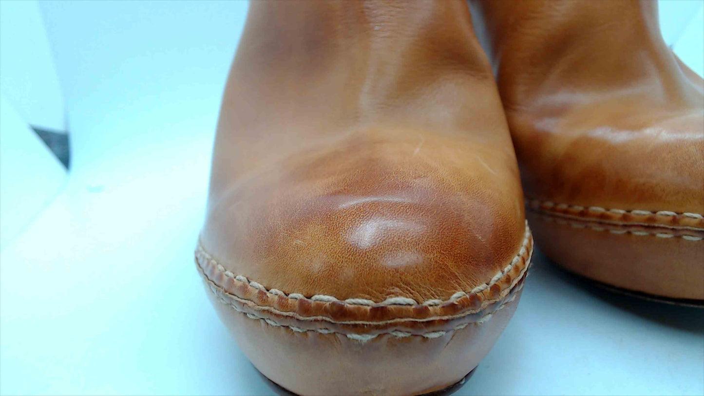 The FRYE Co. Natasha Clog 73181 Brown Leather Size 10 M